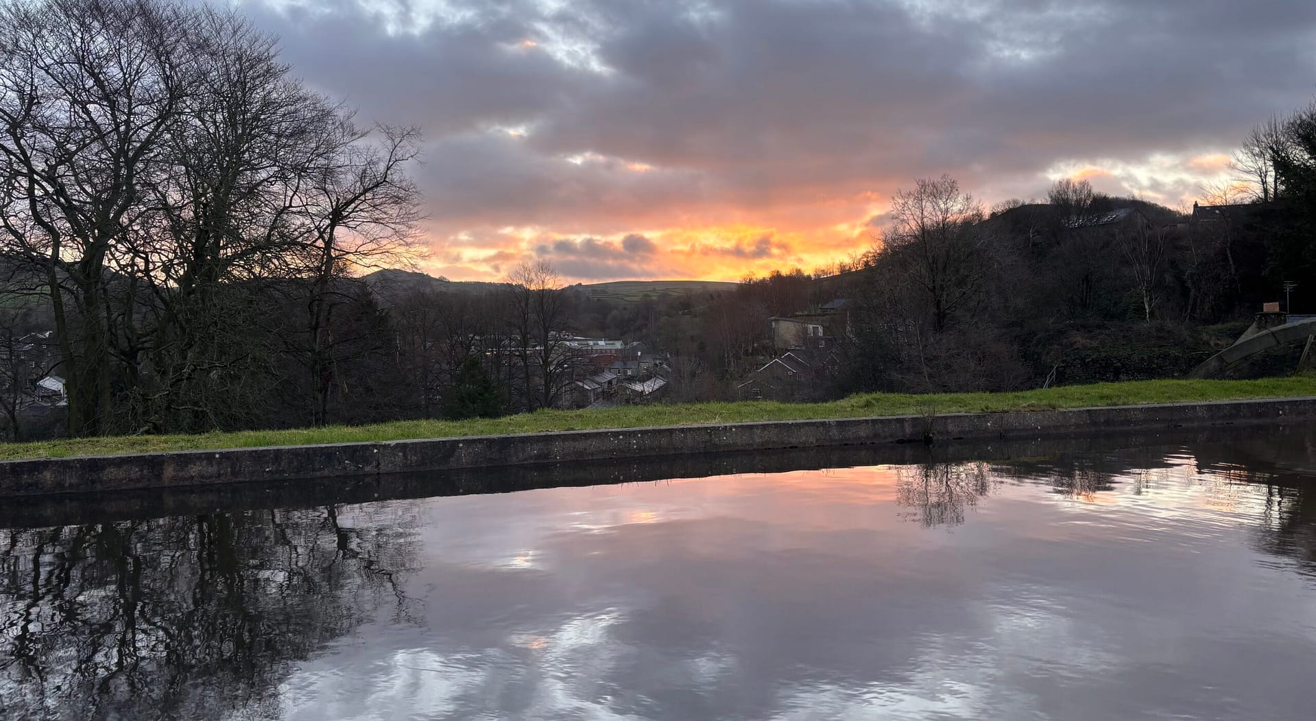 Into the marina again